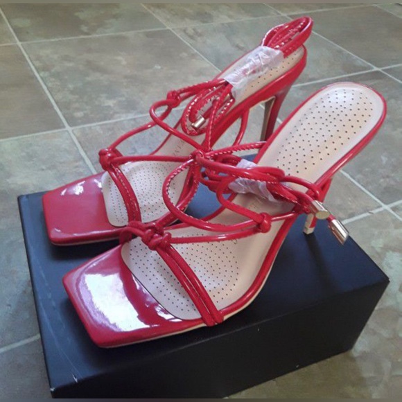 SEXY HIGH HEEL STILETTO SANDALS SIZE: 8.5 - Picture 2 of 8